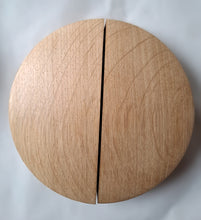 Charger l'image dans la galerie, Bouton Demi Lune bombée en chêne massif (massive oak) diamètre de 60 à 150mm / 2,36" à 5,9"
