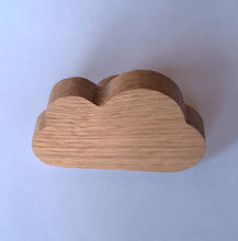 Charger l'image dans la galerie, Patere ou Bouton de meuble Nuage en chêne