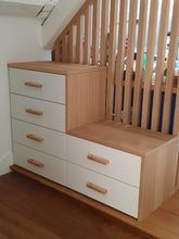 Charger l'image dans la galerie, Poignée droite en chêne massif (massive oak) longueur 150mm à 300mm / 5,9" to 11,8"