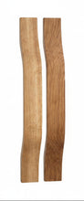 Charger l'image dans la galerie, Poignée plate en chêne massif (massive oak) longueur 250mm / 9,84"