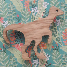 Charger l'image dans la galerie, Bouton de meuble Thème "Les Dinosaures"en chêne massif