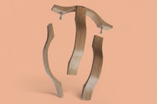 Charger l'image dans la galerie, Poignée plate en chêne massif (massive oak) longueur 200mm / 7,87"
