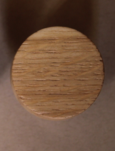 Charger l'image dans la galerie, Bouton rond Poignée de meuble en chêne massif (massive oak) diamètre 40mm / 1,57"