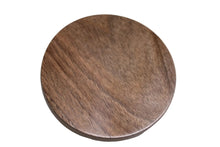 Charger l'image dans la galerie, Patère dessous courbe en noyer massif (massive walnut) diamètre 80mm /3,14" ou 100mm / 3,93" profondeur 60mm / 2,36"