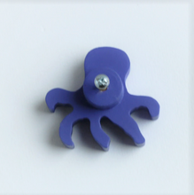 Charger l'image dans la galerie, Bouton de meuble Pieuvre peint avec relief Touch3D