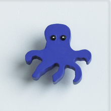 Charger l'image dans la galerie, Bouton de meuble Pieuvre peint avec relief Touch3D