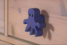 Charger l'image dans la galerie, Bouton de meuble Pieuvre peint avec relief Touch3D