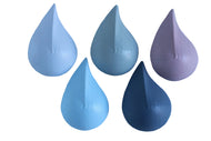Bouton de meuble Goutte de pluie peint